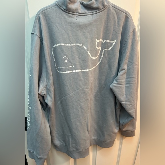 Vineyard Vines, grey, men’s, XXL, half zip sweatshirt, with collar. - Picture 3 of 5